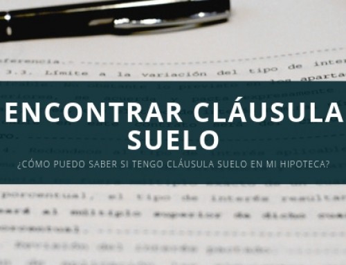 ¿Cómo encontrar la cláusula suelo en la escritura?